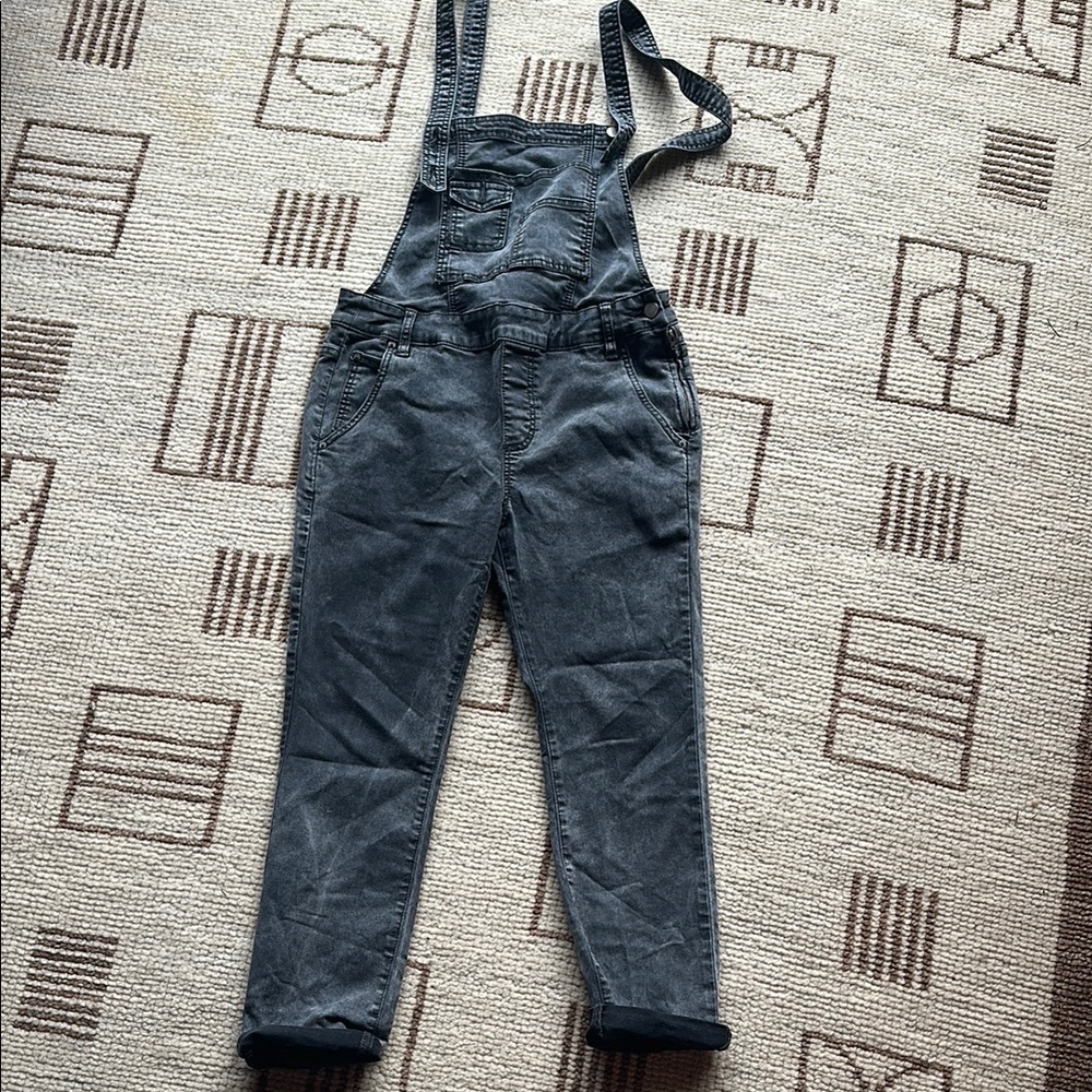 Free People straight leg Gray Overalls